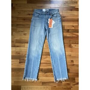 MOUSSY VINTAGE Cumberland Straight Light Blue Wash Size 26 Japanese Denim NWT